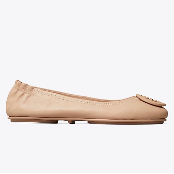 NWT Tory Burch Minnie Travel Flats in Goan Sand - Picture 15 of 16